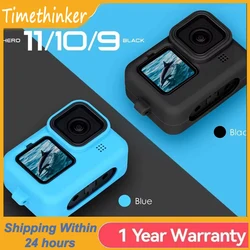 Soft Silicone Case for Gopro Hero 12 11 10 for Go pro 9 10 11 12 Silicone Protective Full Silicone Case Camera Accessories