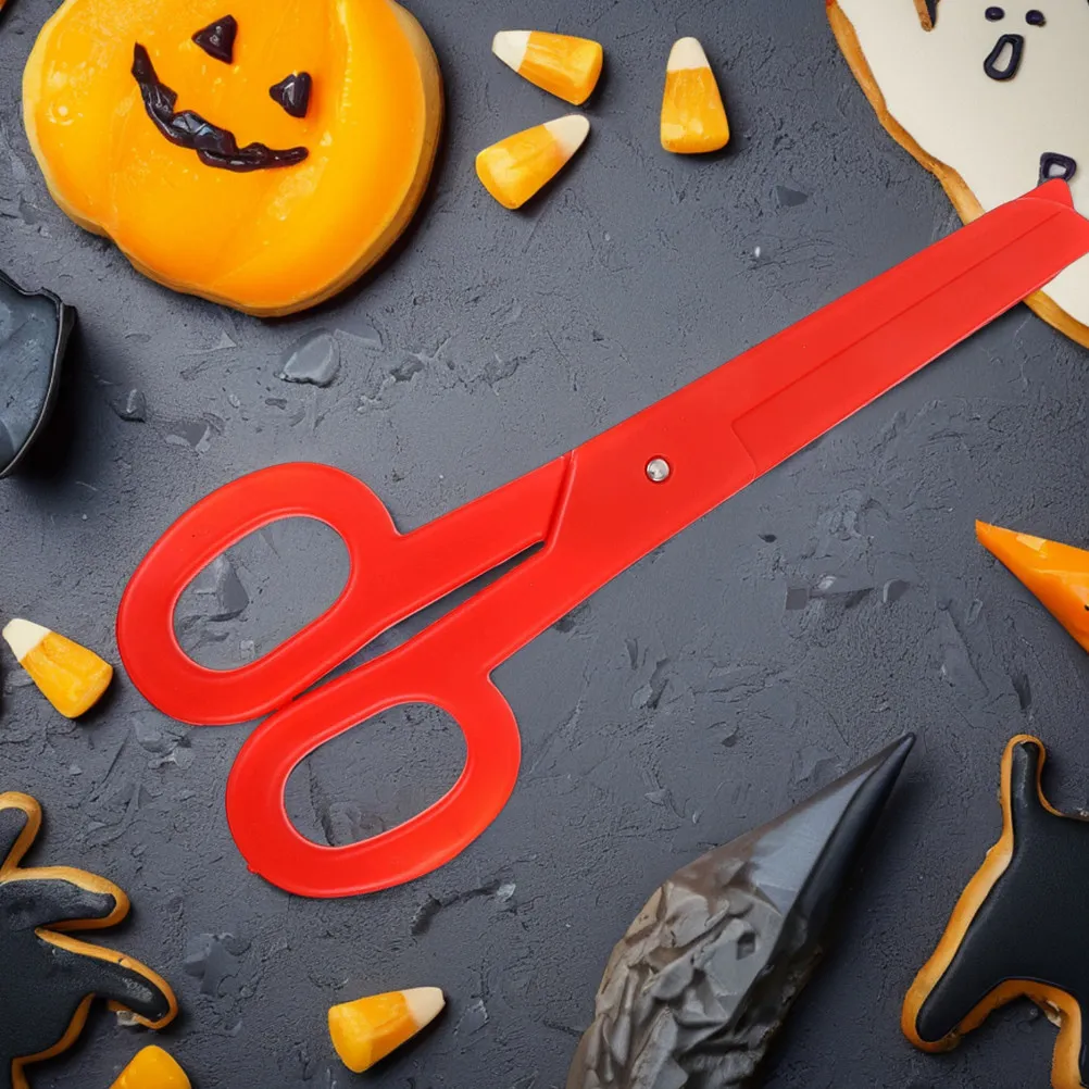 

2Pcs Giant Funny Scissors Prop Plastic Novelty Costume Accessory for Clown Character Halloween Carnival Cosplay Comedy Photo