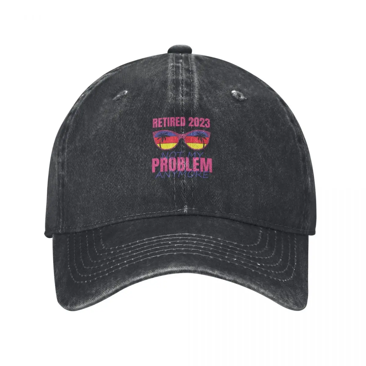 

Retired 2023 Not My Problem Anymore, Funny Retirement Baseball Cap beach hat New In Hat sun hat Beach Girl Men's