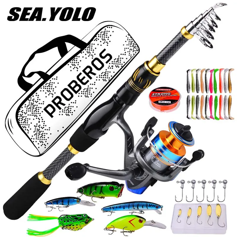 

Sea.Yolo Ocean Fishing Carbon Fiber Fishing Rod Set Long-range Throwing Fishing Vessel Fishing Rod Bag Combination Beginner Set