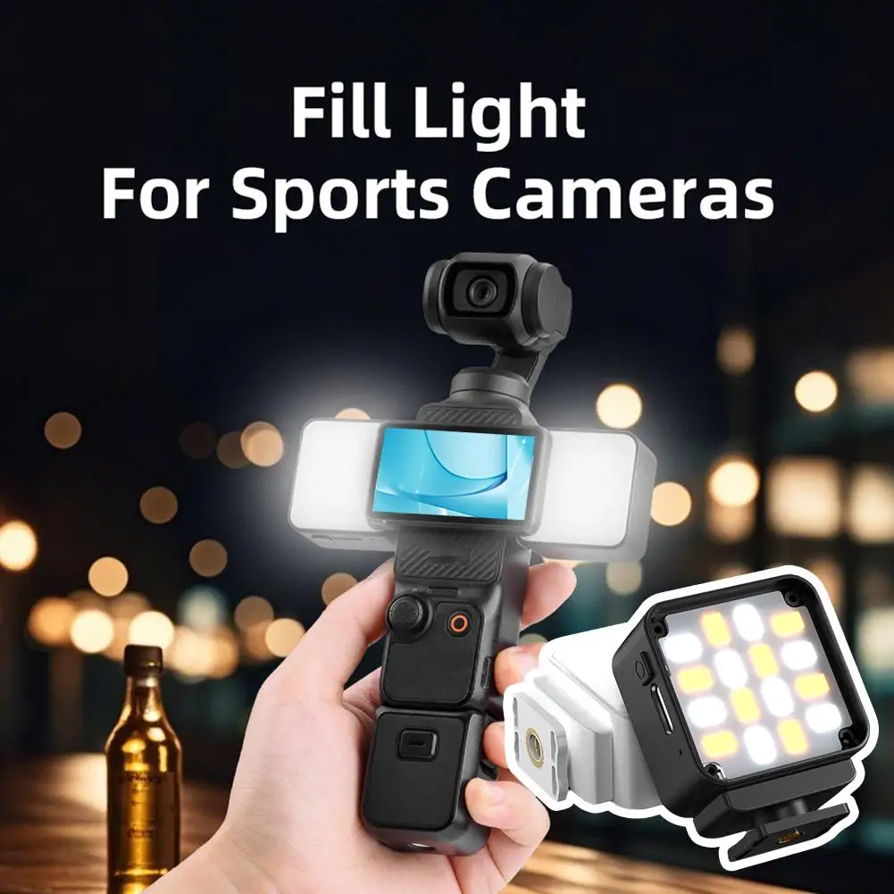 ل DJI OSMO POCKET 3 المغناطيسي ملء الضوء عمل برو الطائرة بدون طيار كاميرا رياضية 2025 اكسسوارات F0G9