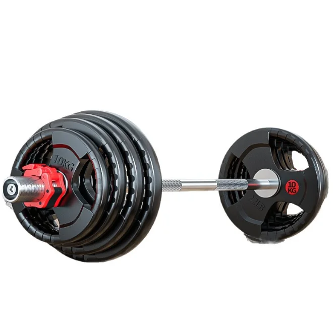 

High Quality Home Gym Men's Weightlifting Boards Free Weightlifting Strength Training Rubber Barbell Boards