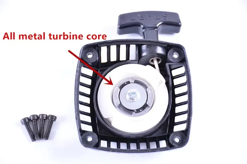 Hand puller with all metal turbine core for 2-stroke  for LOSI 5IVE-T DBXL HPI ROVAN BAJA 5B 5T