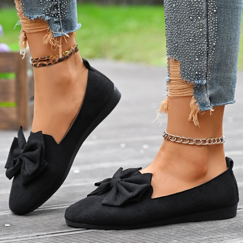 

Лето 2023, новые женские туфли на плоской подошве с острым носком, дышащие удобные кроссовки, женские повседневные износостойкие нескользящие лоферы