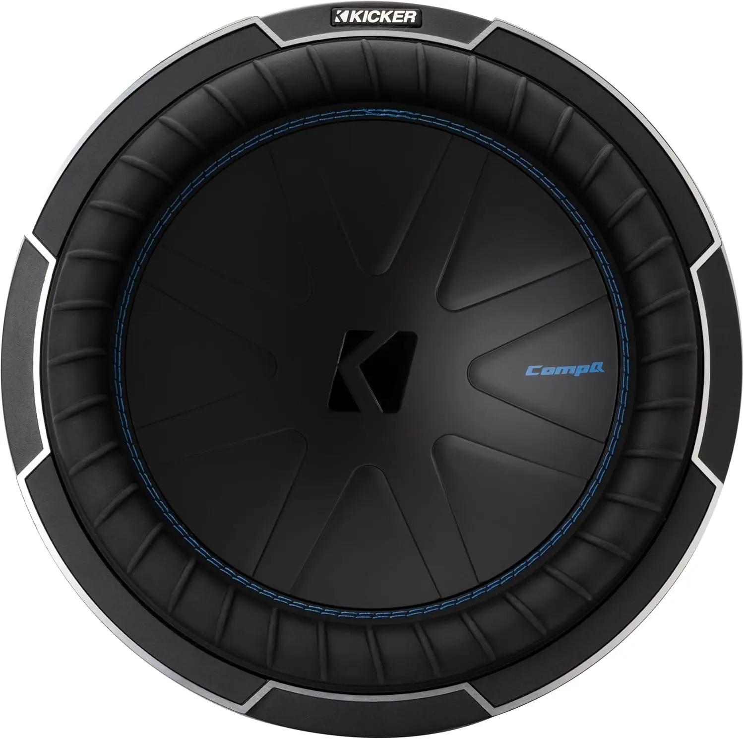 KICKER CompQ 12" (30 cm) Subwoofer, 51CWQ122, DVC 2 Ohm, 1000 Watt RMS, 2000 Watt Spitze, Zwangsluftkühlung, erhöhte Leistungshand