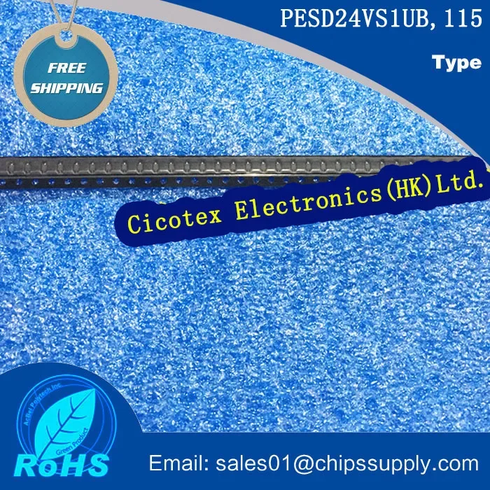 30pcs/lot PESD24VS1UB,115 SOD-523 N5 TVS DIODE 24V 70V SOD523 PESD24VS1UB