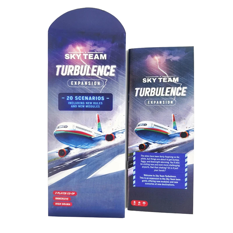 Teamwork Games EXPANSION Board Game Turbulence 20 New Scenarios with Additional Rules and Modules