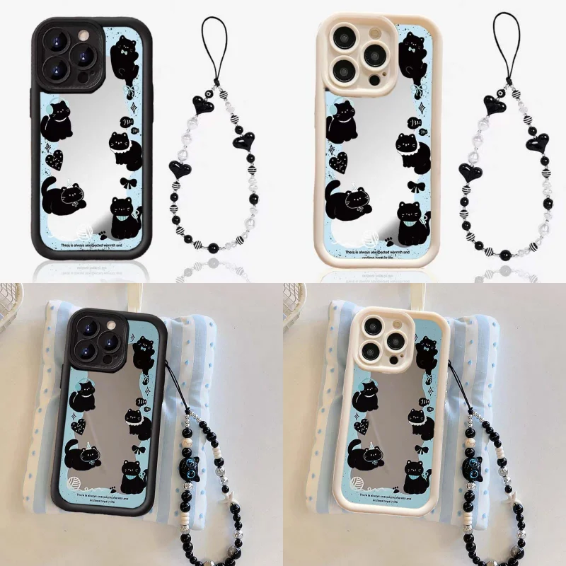 Cute Cat Chain Mirr… - image