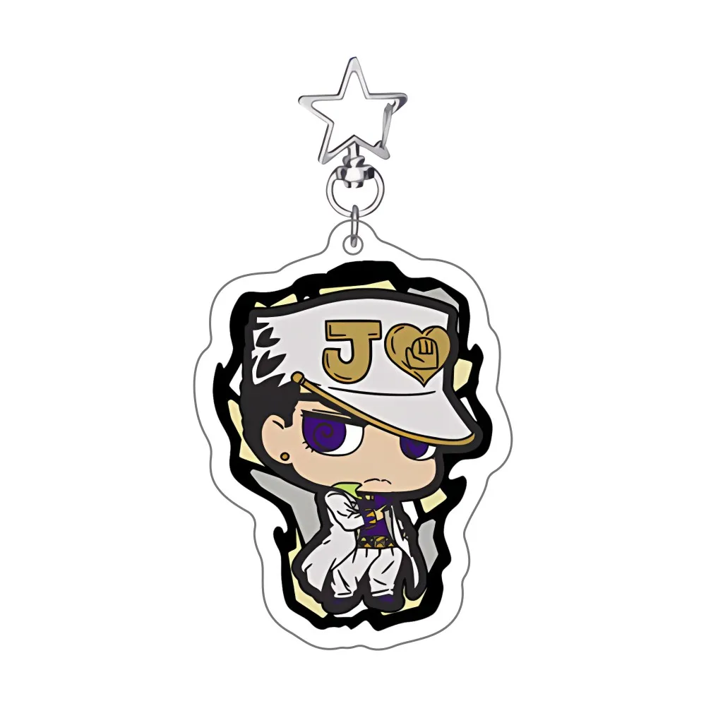 Anime JoJo's Bizarre Adventure Giorno Bruno Dio New 6cm Acrylic Stand keychain Figure Cosplay Props Desktop Decor Birthday Gift