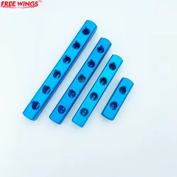 Air Manifold Distributor G1/4,3/8,1/2 Pneumatic Multiport Bottom Power Dispenser Aluminum Exhaust Route Dispenser Aluminum Bar