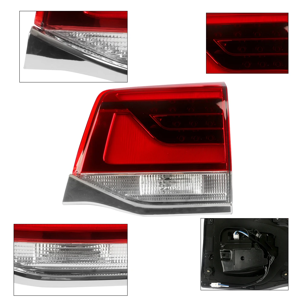 LED Rear Tail Light For TOYOTA Land Cruiser LC200 2016 2017 2018 2019 2020 Car Signal Brake Lamp Bumper Warning Light