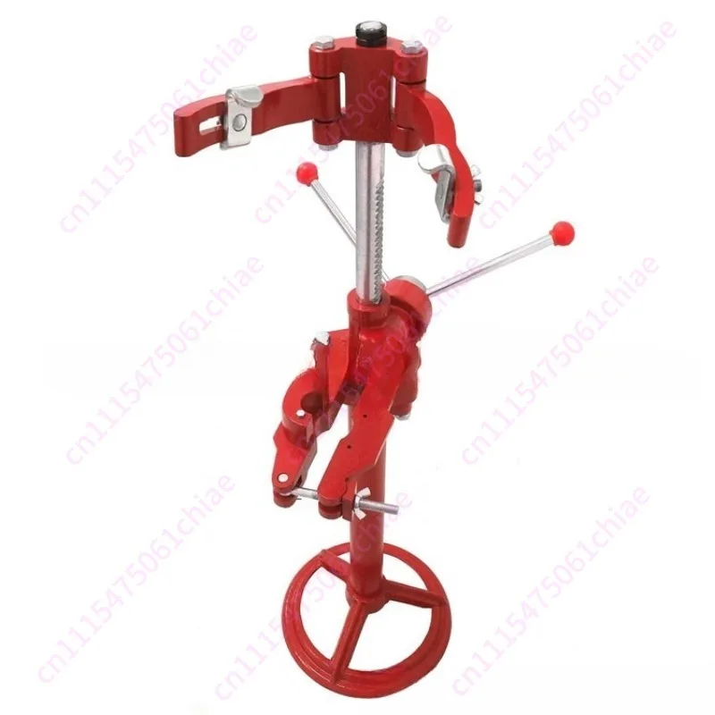 Shock absorber spring compressor, shock absorber spring disassembly tool, shock absorber spring disassembly machine