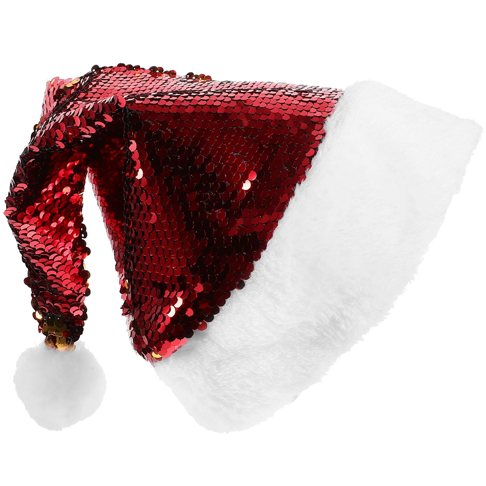 

Sequin Christmas Hats for Adults Kids Party Favors Santa Cap Photo Props Festive Costume Accessories Xmas Gifts