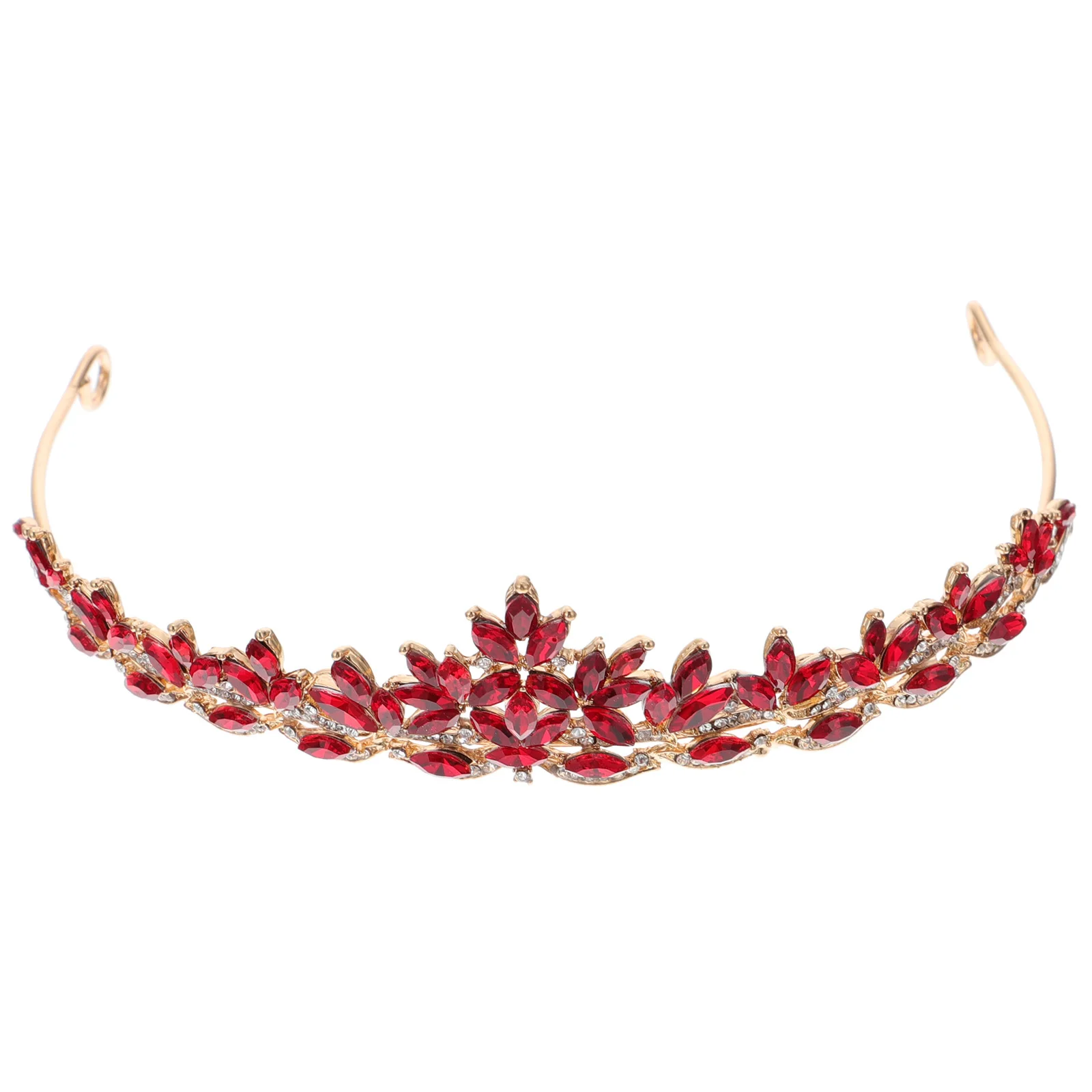 

Crown Headpiece Rhinestone Studded Hair Band Headdress For Wedding Party Prom Bridal Shower Hair Accessories