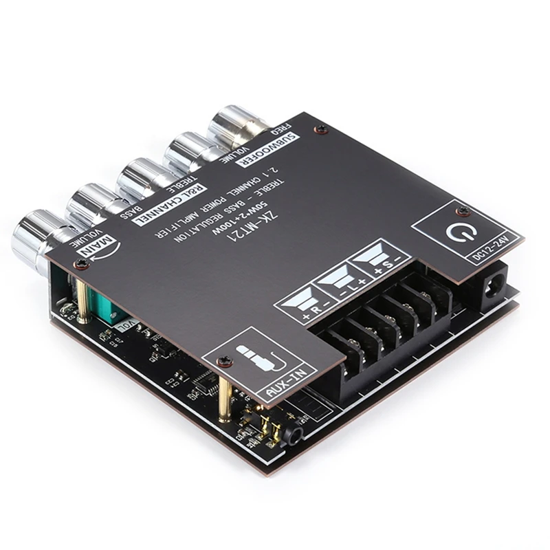 

Amplifier Board 50W X 2+100W Power Audio Stereo Amplifier Board Bass AMP AUX Subwoofer Power Audio Stereo Bass AMP Withaux