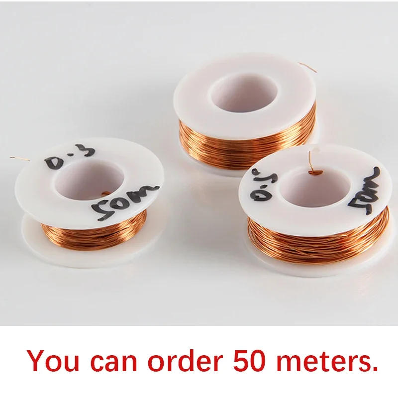 100% Pure Copper Wire T2 Copper Coil Conductive Copper Wire, Superfine Wire, 0.1 0.2 0.3 0.4 0.5 1.0 1.5 2.0~5mm 1/5M
