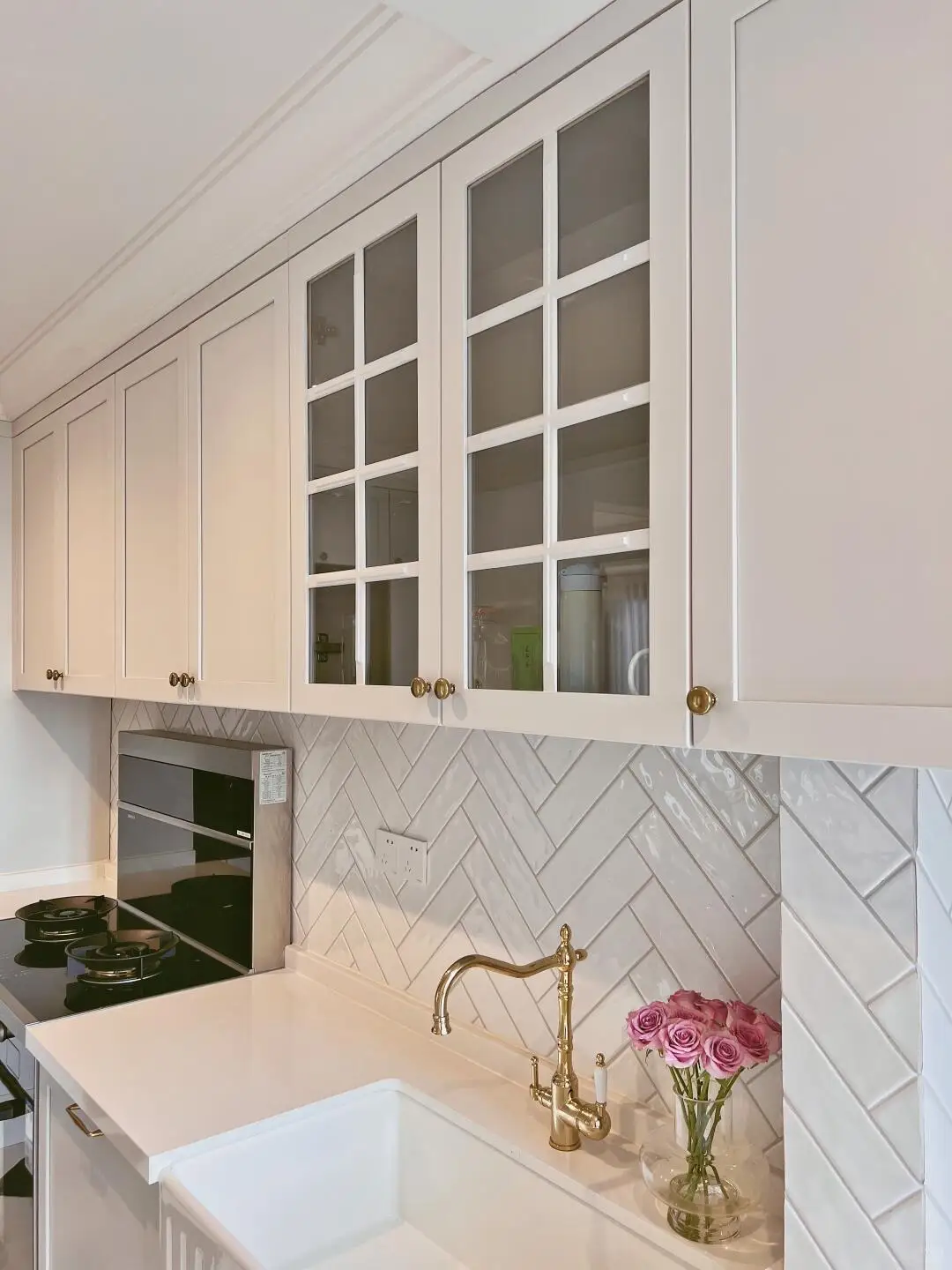 Country Style Solid Wood kitchen Cabinet