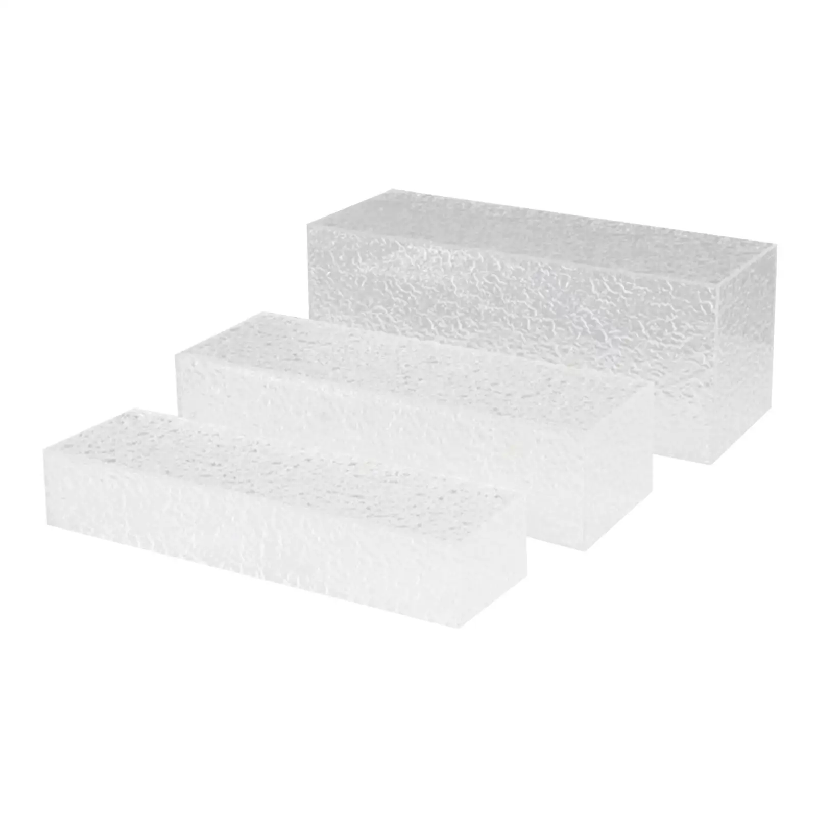 

3x Acrylic Display Stand Tea Snack Racks for Plants Action Figures Jewelry