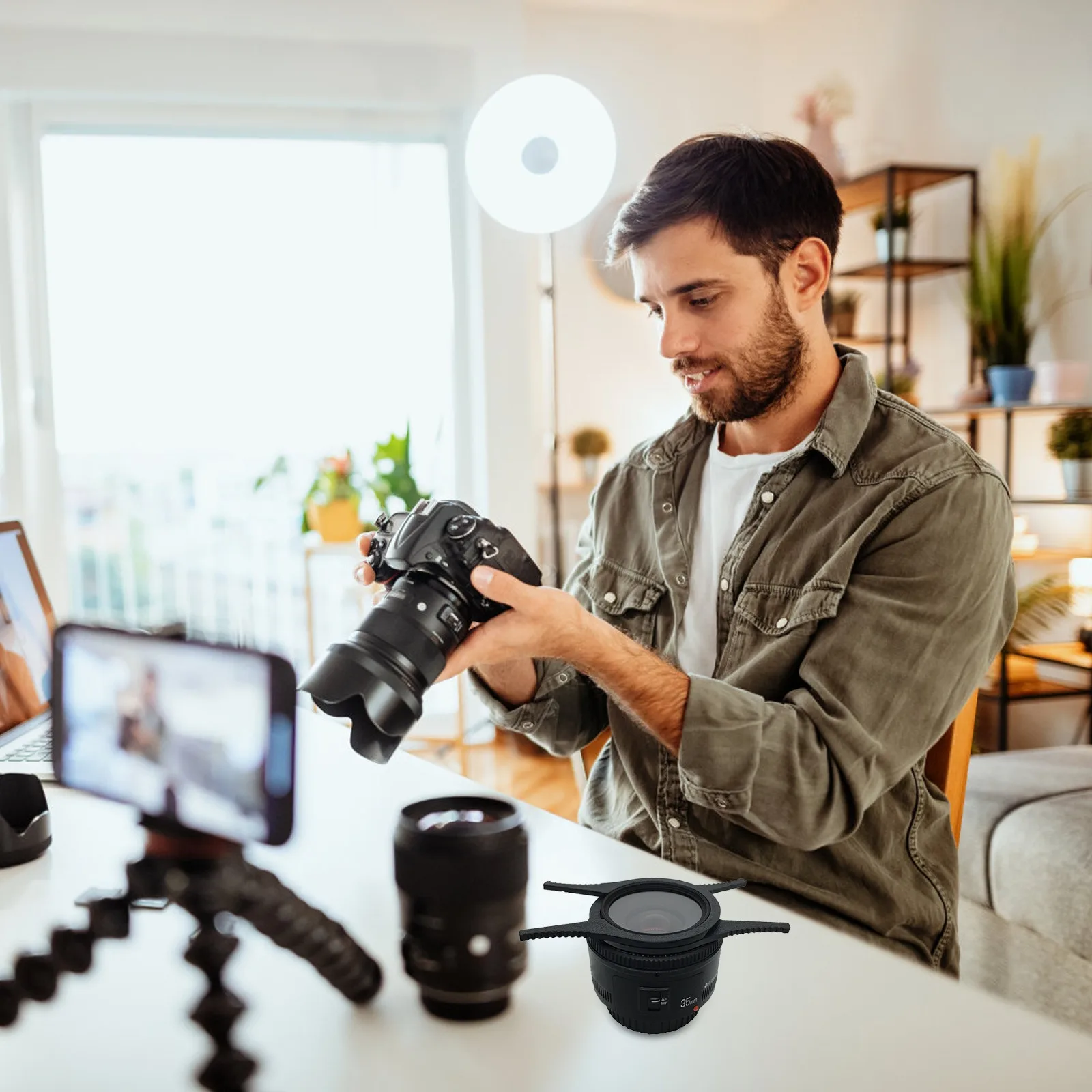 4Pcs Camera Lens Fi…