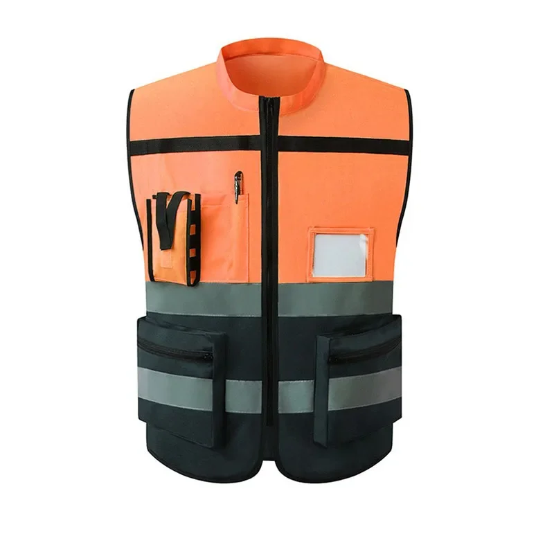 Tactical High Visibility Reflective Vest Working Clothes Motorcycle Sports Outdoor Reflective Safety Clothing Reflective Jacket