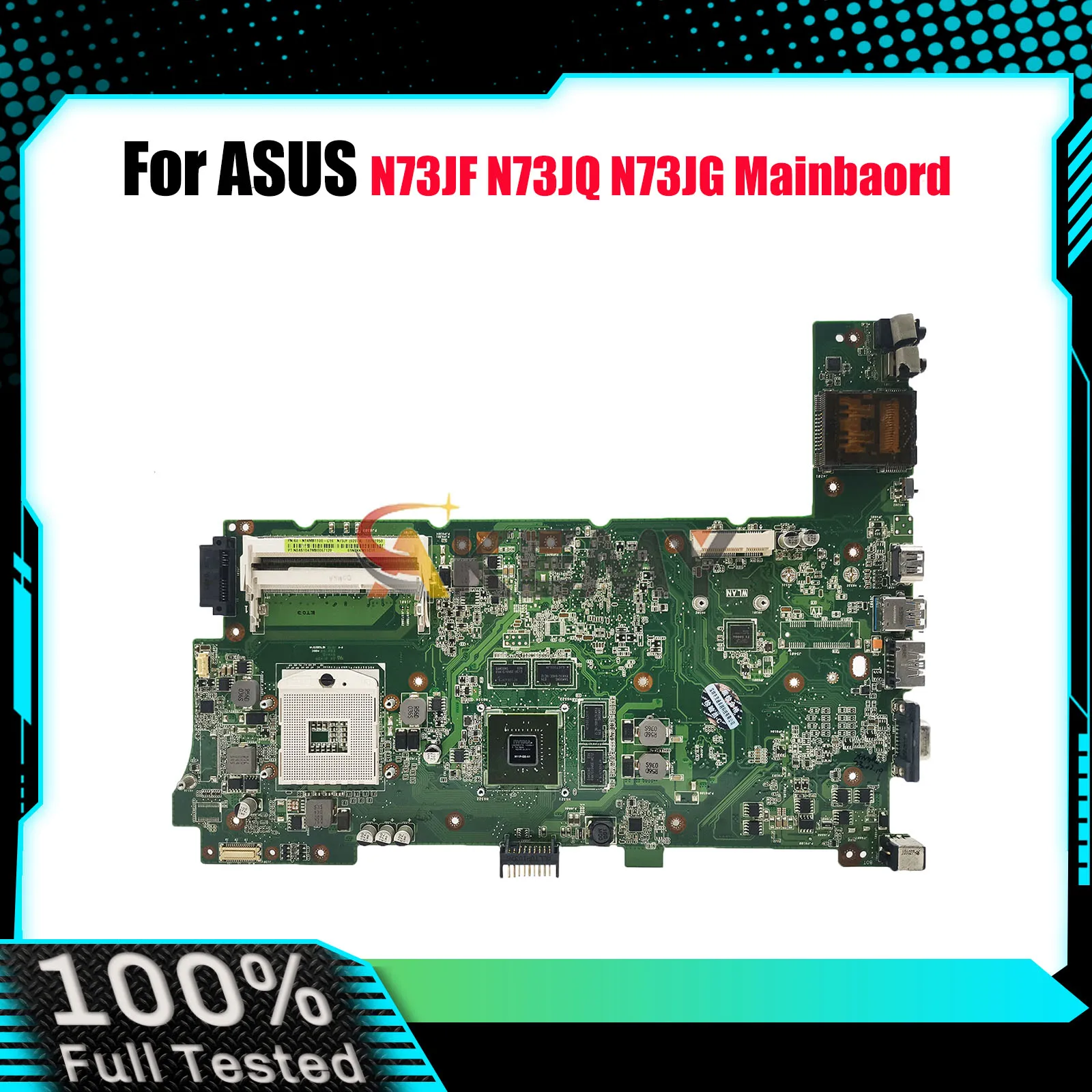 

N73JF Материнская плата для ноутбука ASUS ROG N73JQ N73JF N73J N73JG Материнская плата для ноутбука в наличии 100% тестирование ОК быстрая доставка Высочайшее качество