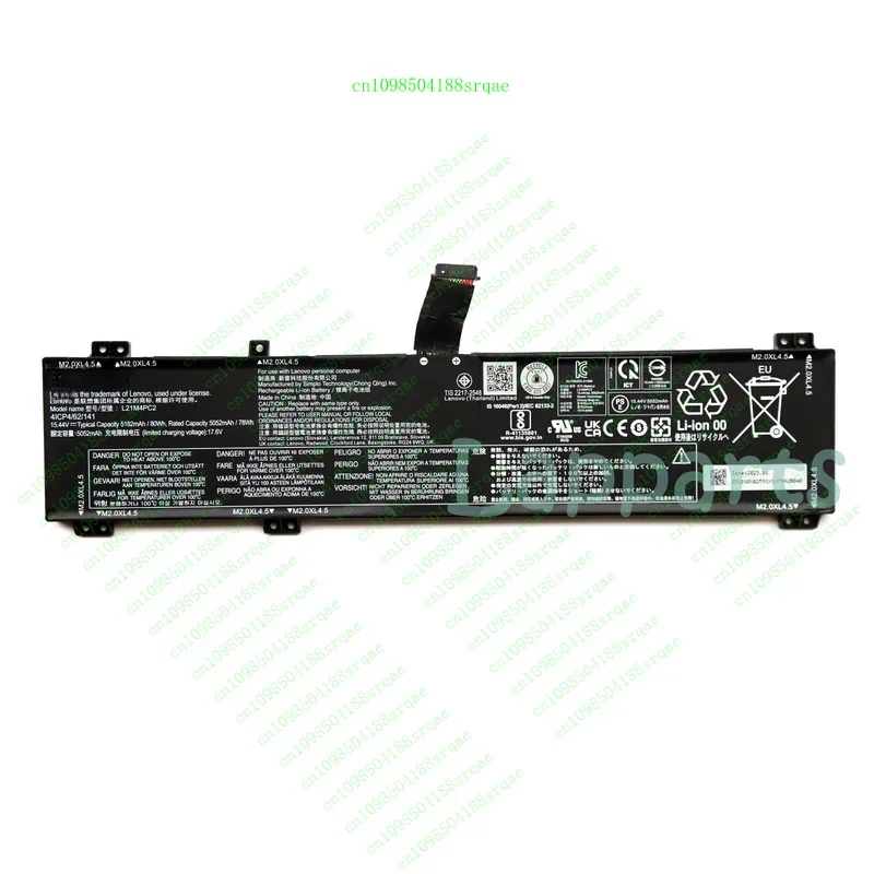 

Genuine L21M4PC2 L21M4PC3 L21C4PC1 Battery for Lenovo Legion Y7000P Y9000P 2022"% Test"