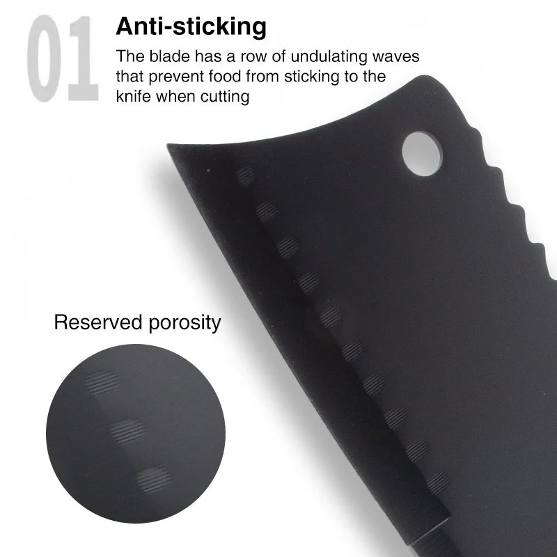 PLYS-Bone Knife Dual Purpose Kitchen Knife, Household Sharp Kitchen Knife, Chef Specific Knife Commercial Bone Chopping Knife image 4