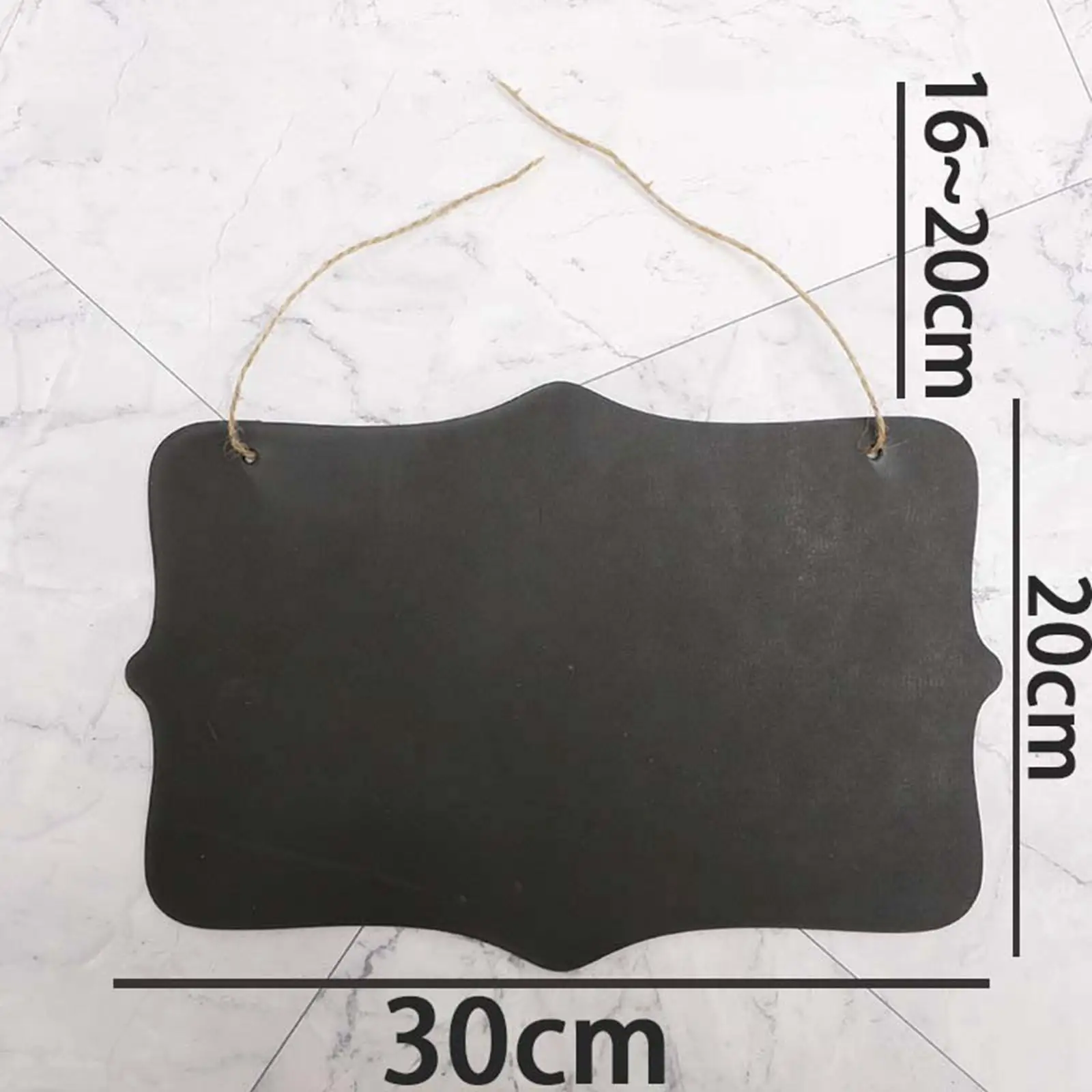 Mini étiquettes de tableau en bois pour messages et numéros de table pour événements