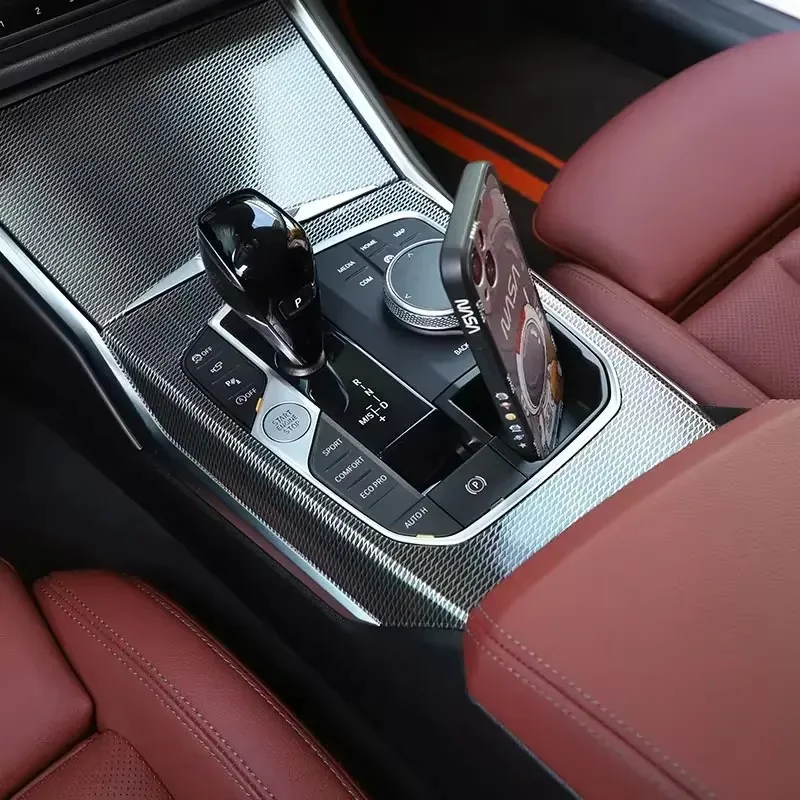 

Для BMW 3 4 серии G20 G21 G28 G22 G23 G26 2020-2023 ABS Черный Центральный ящик для хранения передач Коробка для мобильного телефона Автомобильные аксессуары