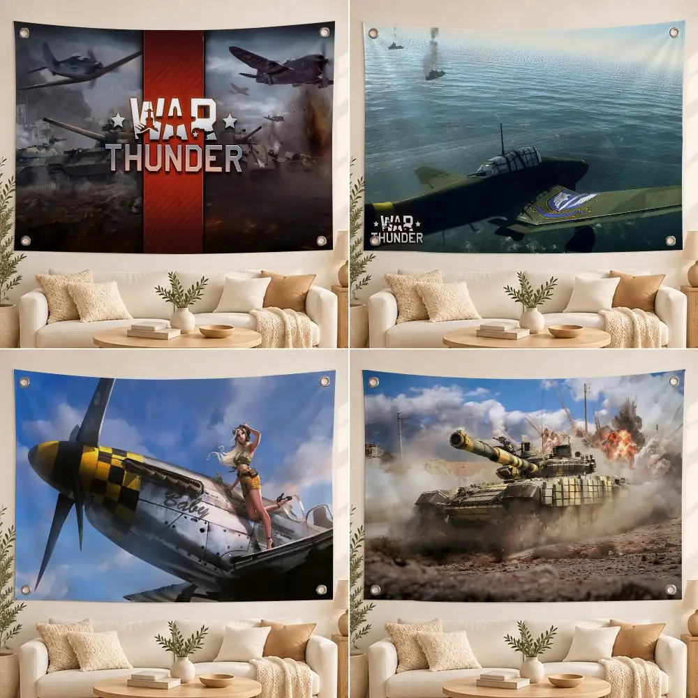 War Thunder Flags Suitable For Party Club Outdoor Interior Wall Art Decoration Banner Fans Gift