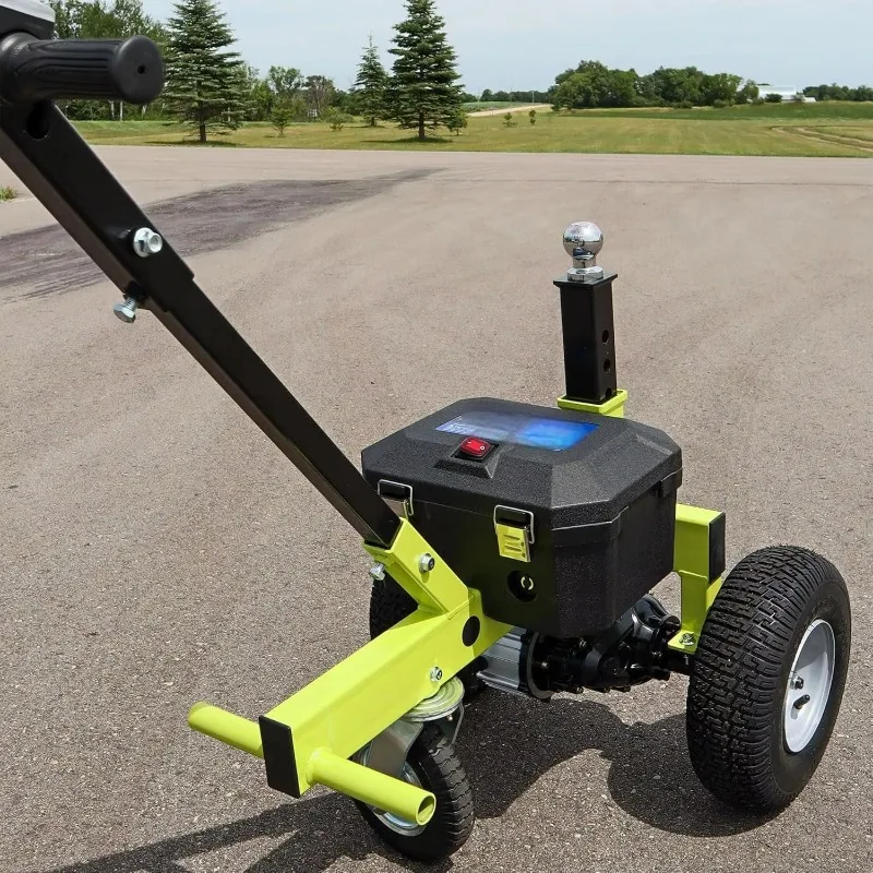 Electric Adjustable Platform Trolley Tug Tractor Cart Steel Construction For Vehicles Cargo Trailers Shopping Tools-OEM