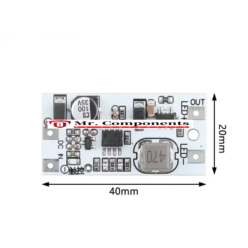 1PCS Single-channel Stepless Touch Dimming LED Constant Current Driver Module for Floor Table Lamp led Light Strip Repair DIY