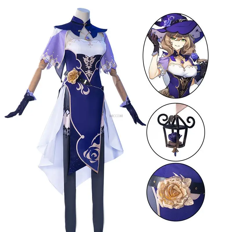 Skin Lisa Anime Figure Cosplay Costumes pour femmes, robe d'Halloween, perruque trempée, vêtements sexy, nouveau