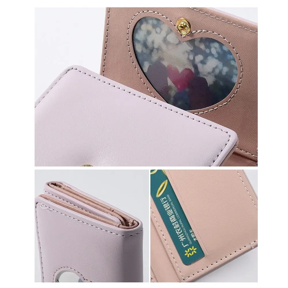 Cute Pu Leather Hamster Short Wallet Cartoon Coin Purse Folding Purse Bank Card Bag Change Purse Card Holder Travel