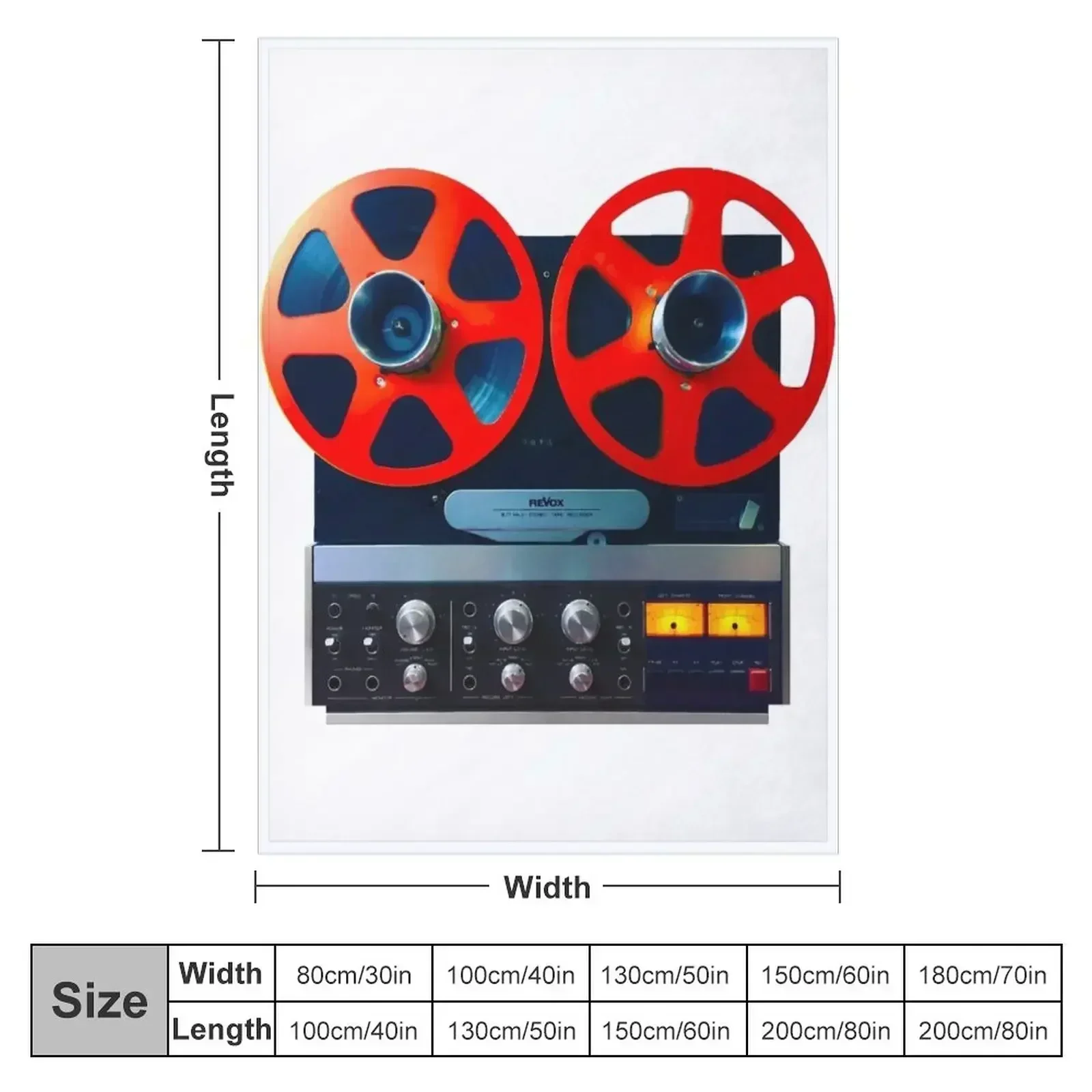 Vintage reel to reel tape recorder Throw Blanket decorative For Decorative Sofa Thin Travel Shaggy Retros Blankets
