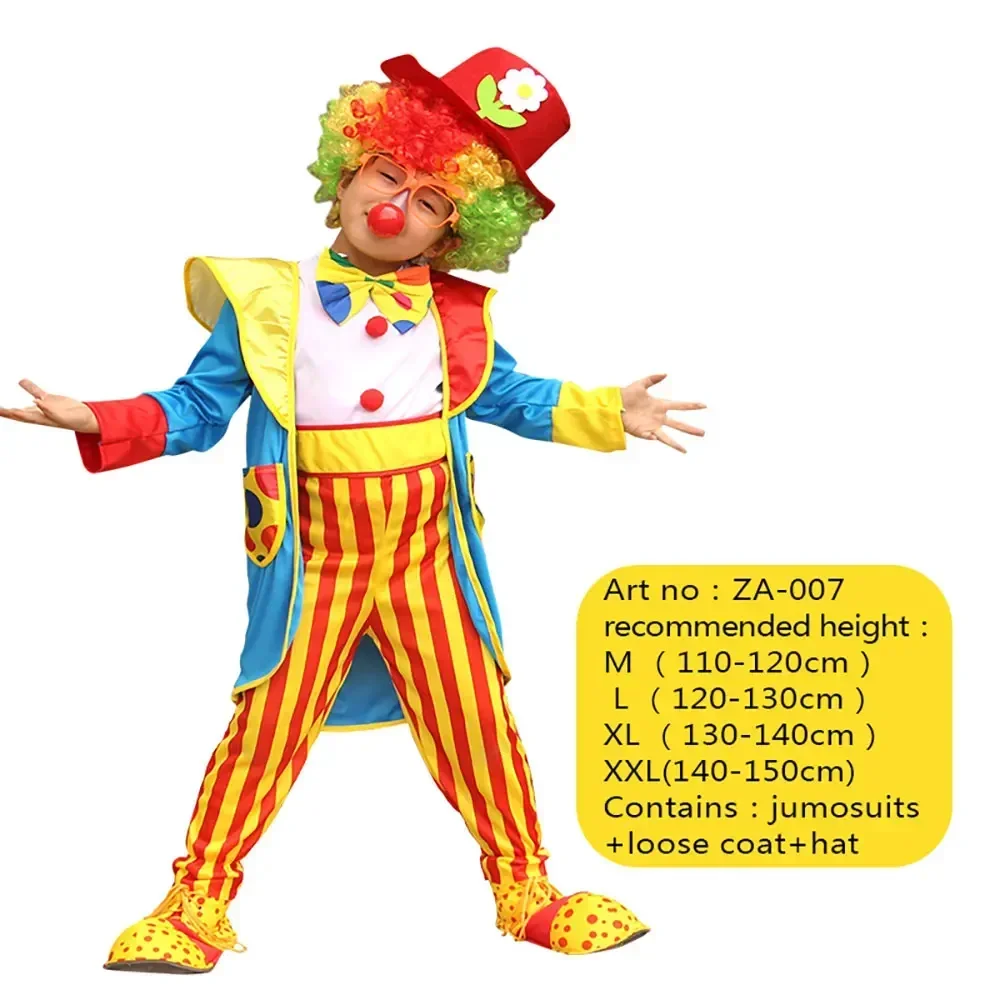 Комбинированный костюм клоуна Rick pour ixd'Anniversaire, Карнавальный костюм, Performance sur Scene, Nouveaux Produces, Accessoires