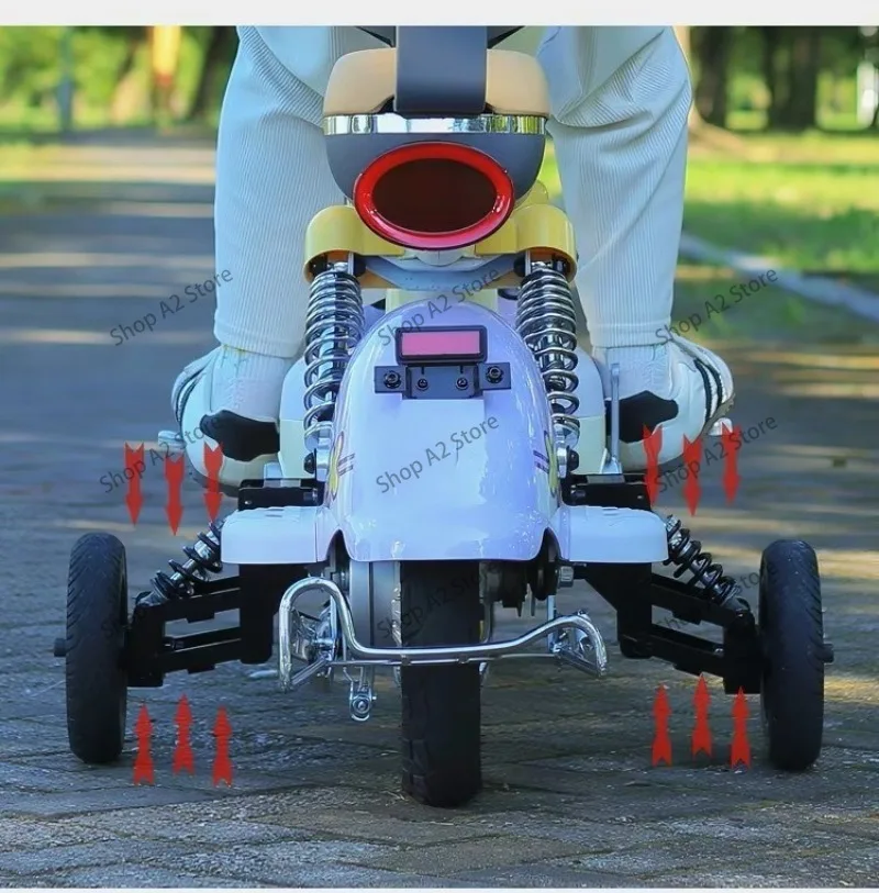 Electric Vehicle Auxiliary Wheel, Battery Car Anti-Drop Wheel, Electric Bicycle with Balance Wheel, Adult Novice Cycling
