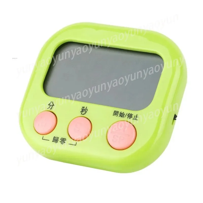 Digital Kitchen Timer with Magnetic Electronic Tool for Cooking Countdown Timing Cook Friendly Alarm Clock Counter with Stand
