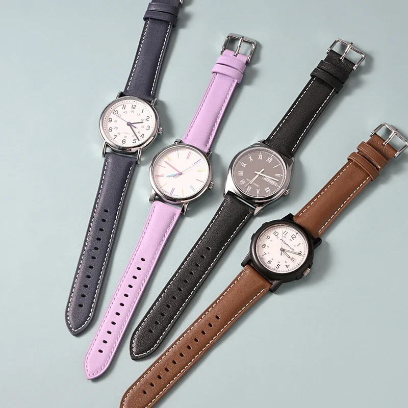 Rindsleder-Echtlederarmband, 18 mm, 20 mm, 22 mm, weich, wasserdicht, Schnellverschluss, Universal-Armband, Smart-Watch-Armband für Männer und Frauen