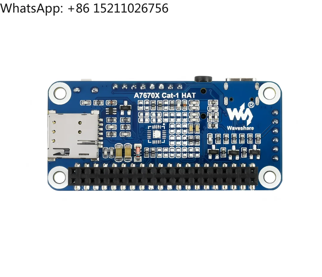 A7670E LTE Cat-1 GPS Module HAT for Raspberry Pi Multi-Band 2G GSM GPRS LBS Coverage Europe Southeast Asia West Asia South Korea