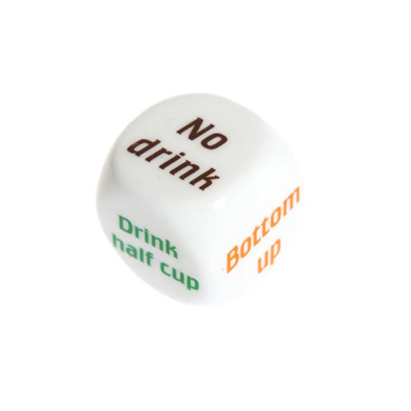 4PCS 25mm Drinking Wine Mora English Dice Games Gambling Adult Sex Game Lovers Bar Party Pub Drink Decider Fun Toy