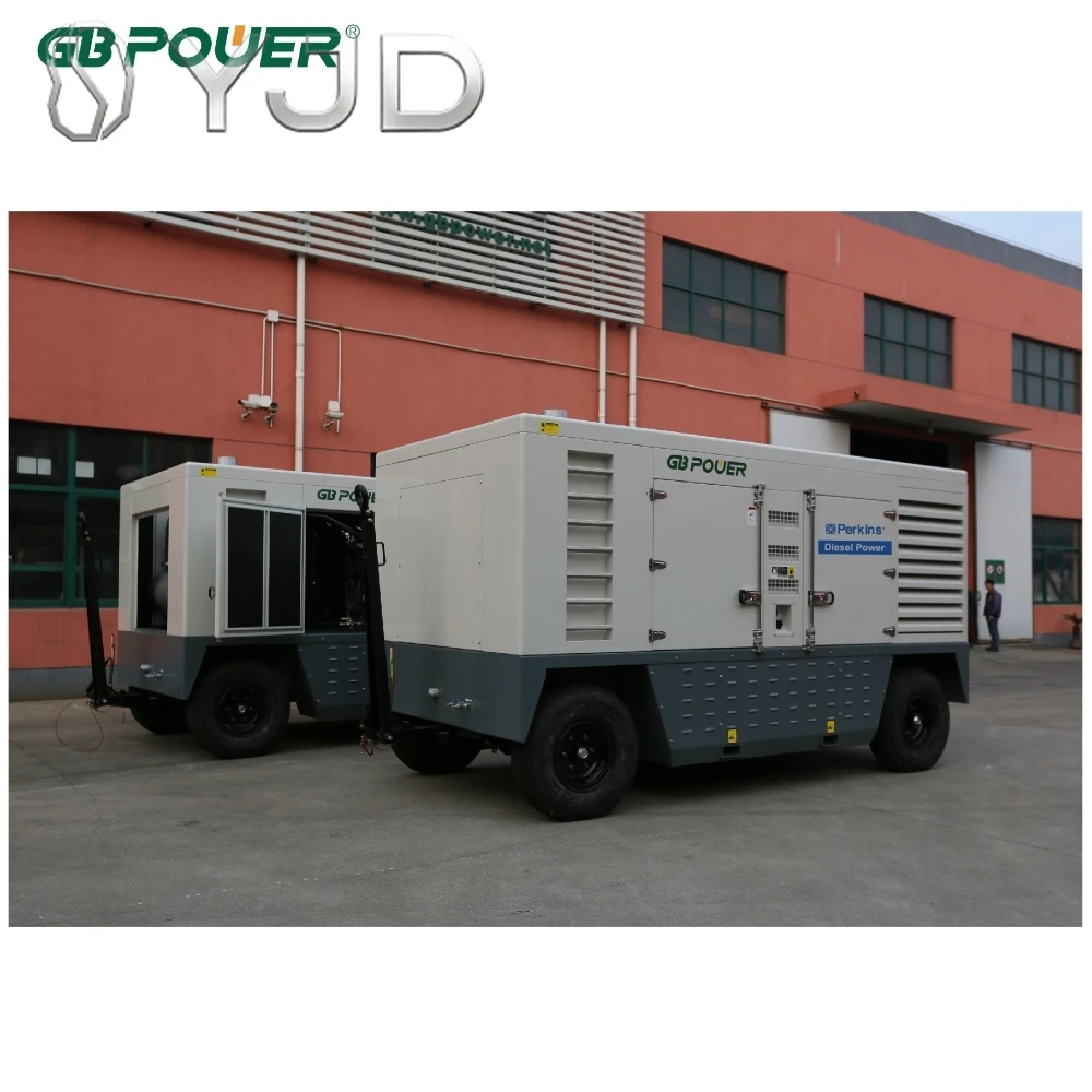Super Silent 650 KVA Diesel Generator Set Two Wheel Trailer with for Engine 2806A-E18TAG2 ATS