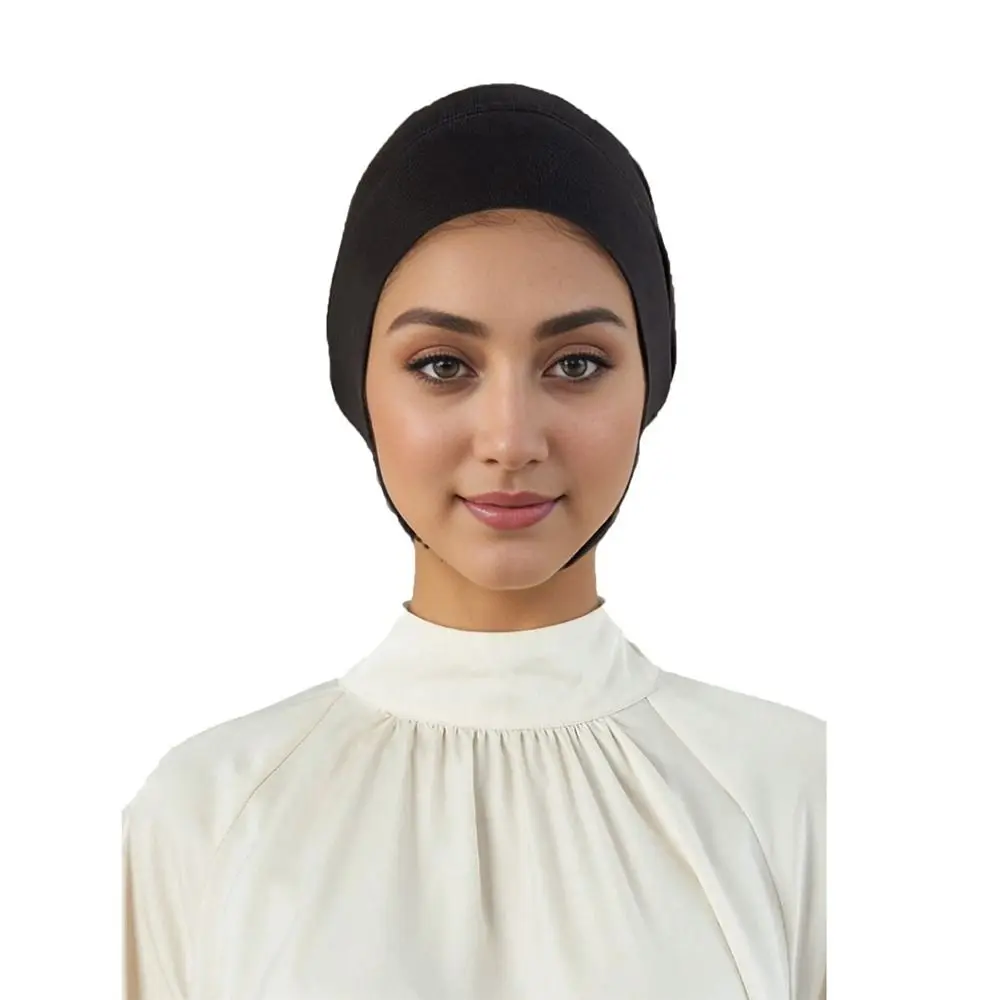 New Elastic Instant Hijab Tube Ready To Wear Jersey Cotton Undercap Tudung Solid Plain Instant Turbans for Women