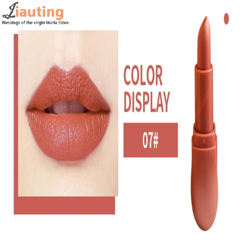 3,6 g 12-Farben-Mattlippenstift, samtige Lippenfarbe, glattes, wasserfestes, langanhaltendes Farb-Lippen-Make-up