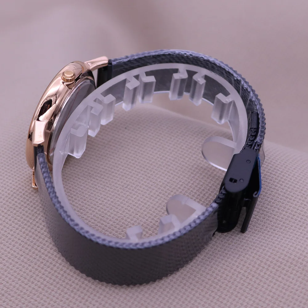 ساعة كلاسيكية بسوار فولاذي ساعة نسائية كوارتز يابانية ساعات صغيرة فستان راقي صندوق هدايا للفتيات على مدار الساعة #3