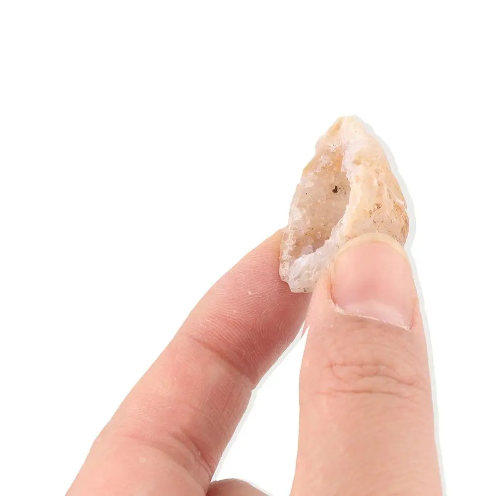 Creative Stone Crafts Natural Agate Geodes Carved Natural Mini Cornucopia Mineral Ore Rough DIY Raw Stone Ornaments Home Decor