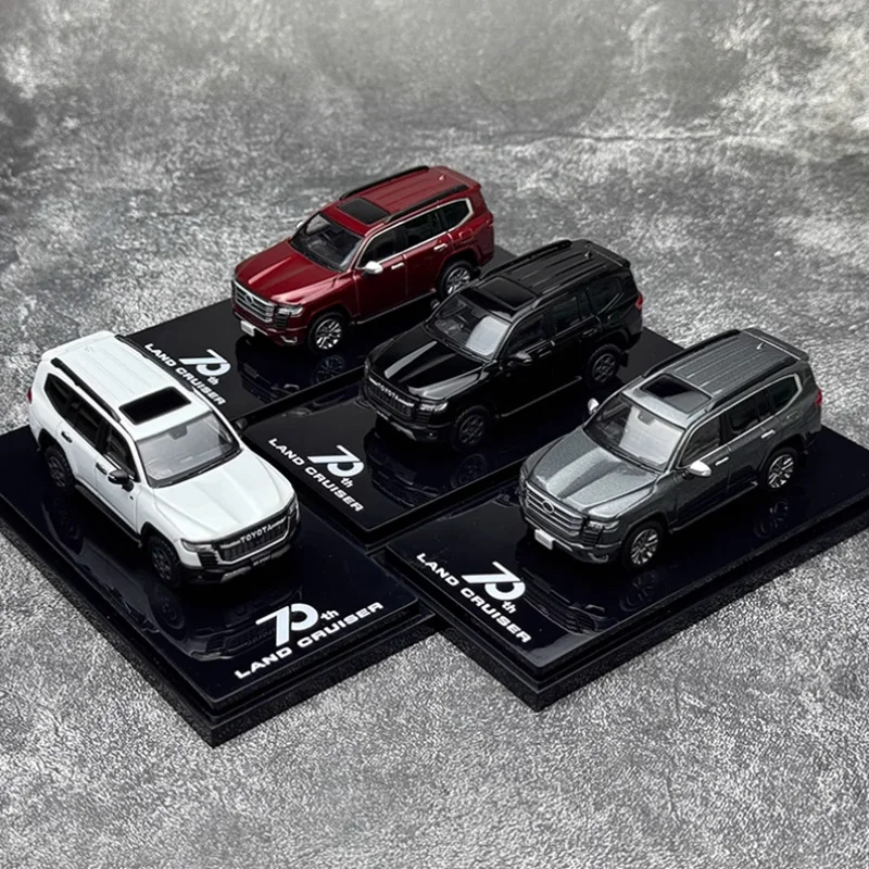 

Масштаб 1:64 Land Cruiser LC300 ZX GR SUV, литая под давлением модель автомобиля из сплава, коллекция моделирования, статическая модель, подарок, игрушки, орнамент