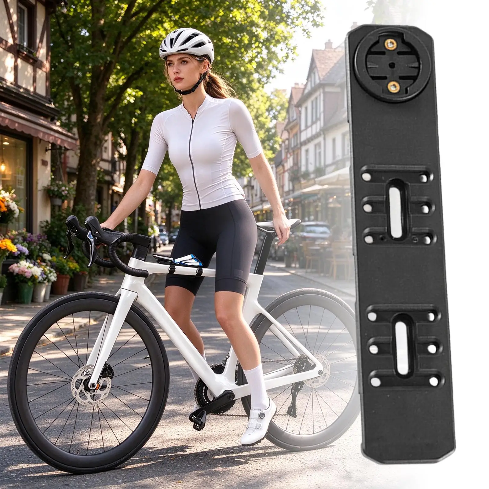 Cycling Energy Gel Holder 2-Mode Quick Access Serrated Anti-Scratch Outdoor Bike Cycling Gel Storage Mount For Commute Training