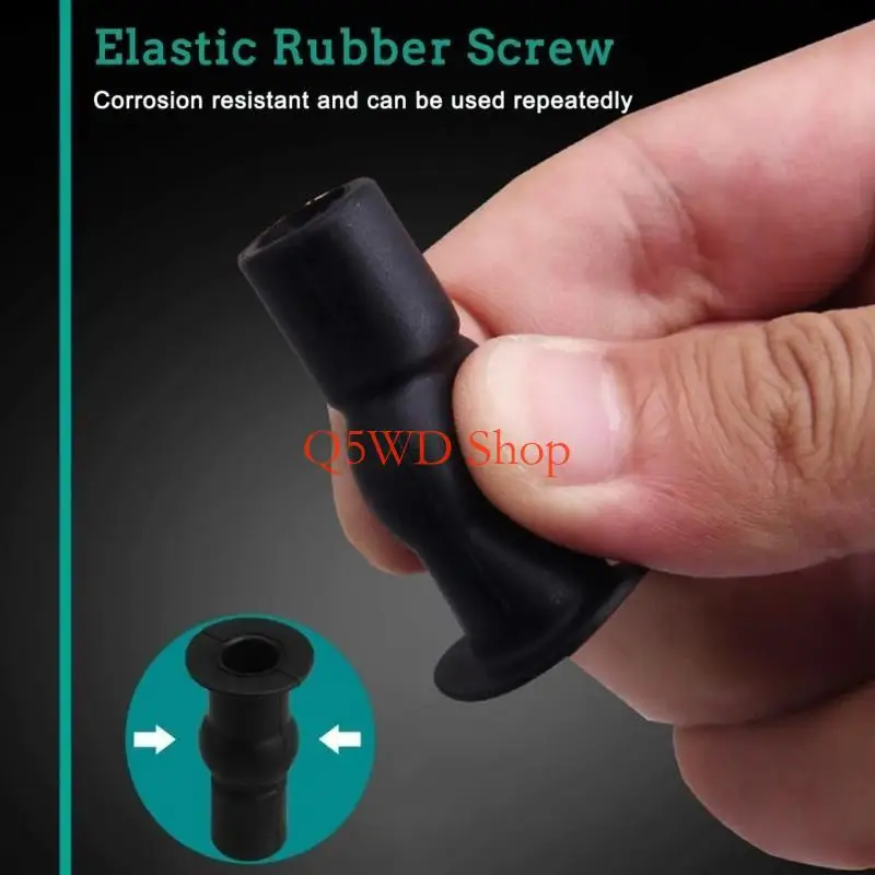 Q5WD Quick Release Toilet Fixings Universal Toilet Top Fitting Replacement Part for Broken or Old Toilet