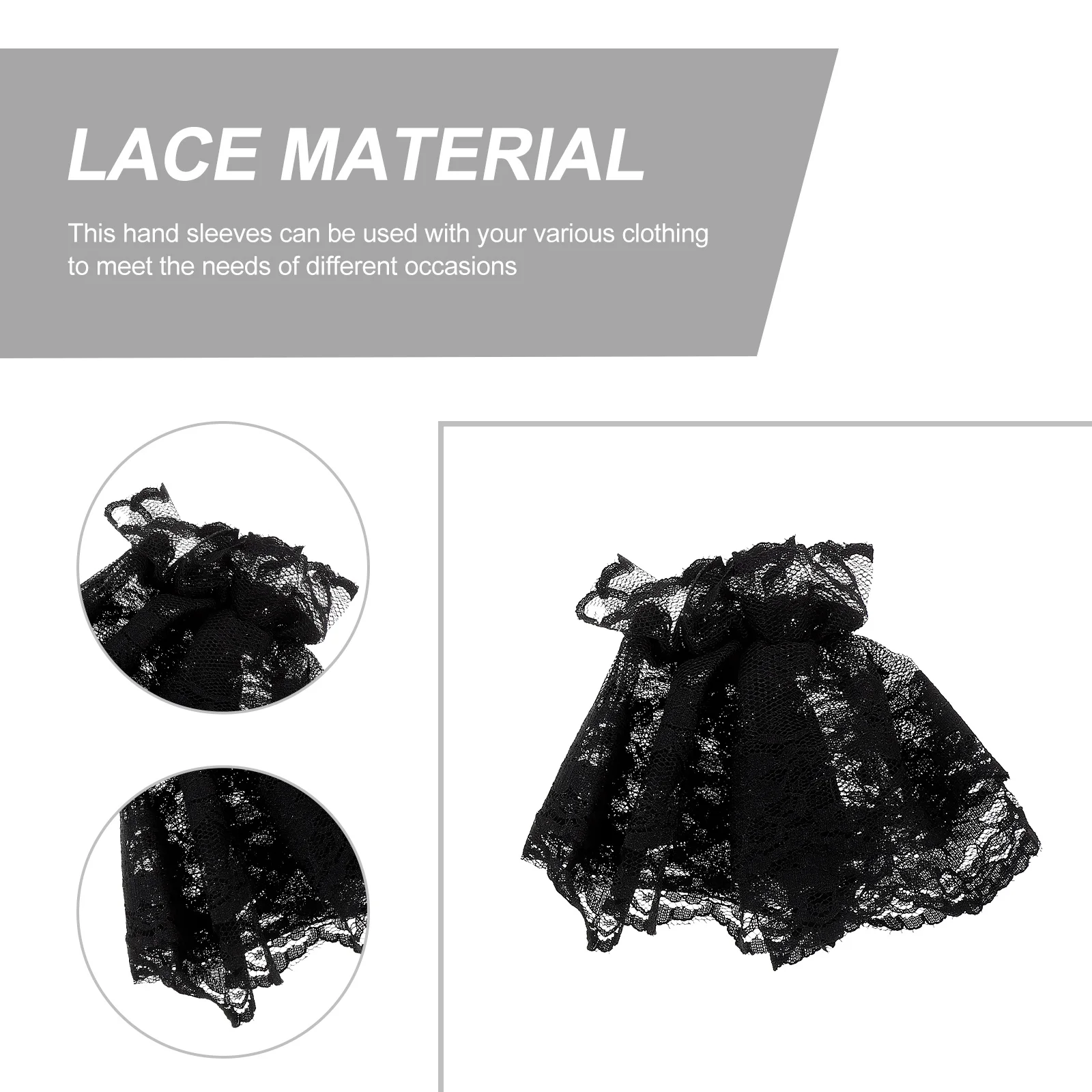 2Pairs قفازات برباط أنيقة الحلو لوليتا اكسسوارات الزفاف صور مطابقة لوليتا نمط قفازات المعصم قفاز #3